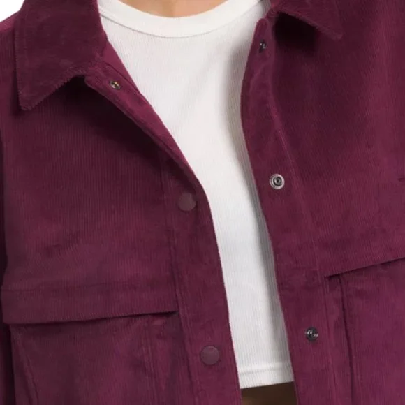 Small THE NORTH FACE Oversized Utility Corduroy Shacket NEW $120 msrp - Picture 4 of 4
